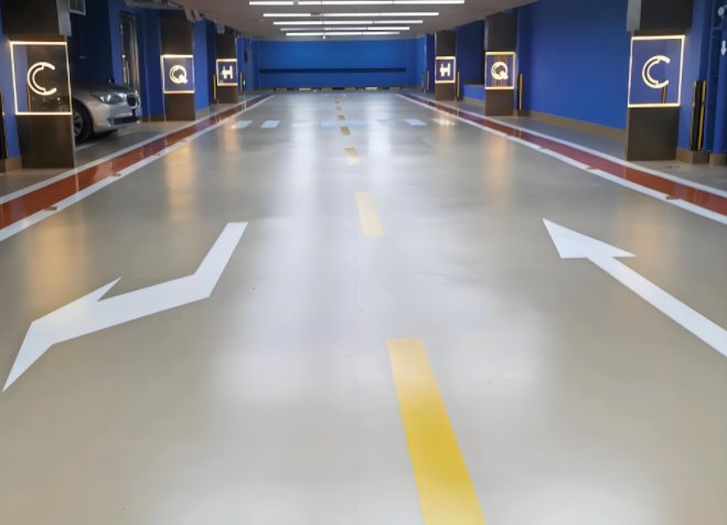 江苏绿地南昌VR科创城8#商业地坪工程